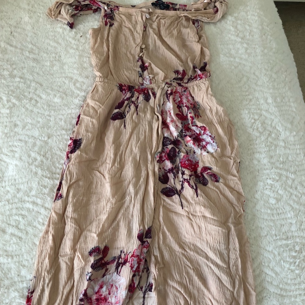 Off the shoulder floral dress